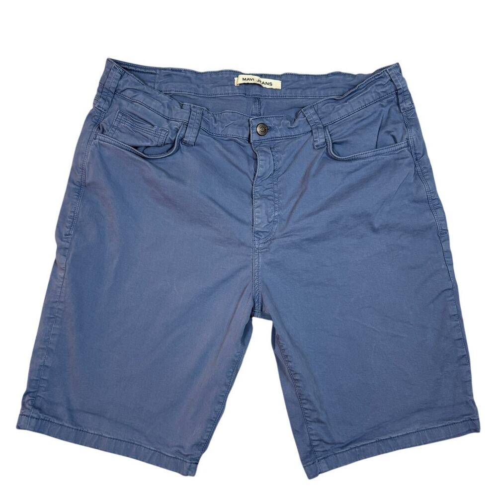 Mavi Mens Size 38 Blue Chino Shorts
